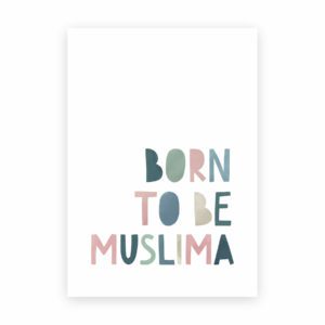 Muslim woman poster