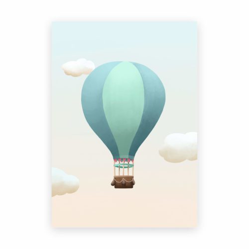 Heißluftballon Poster