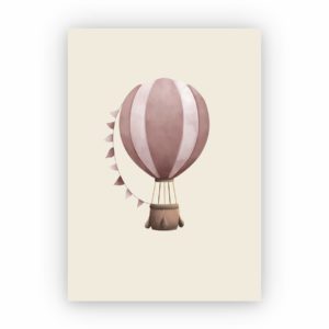 Heißluftballon Poster