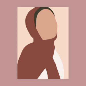 Islamisches Poster - Proud Hijabi