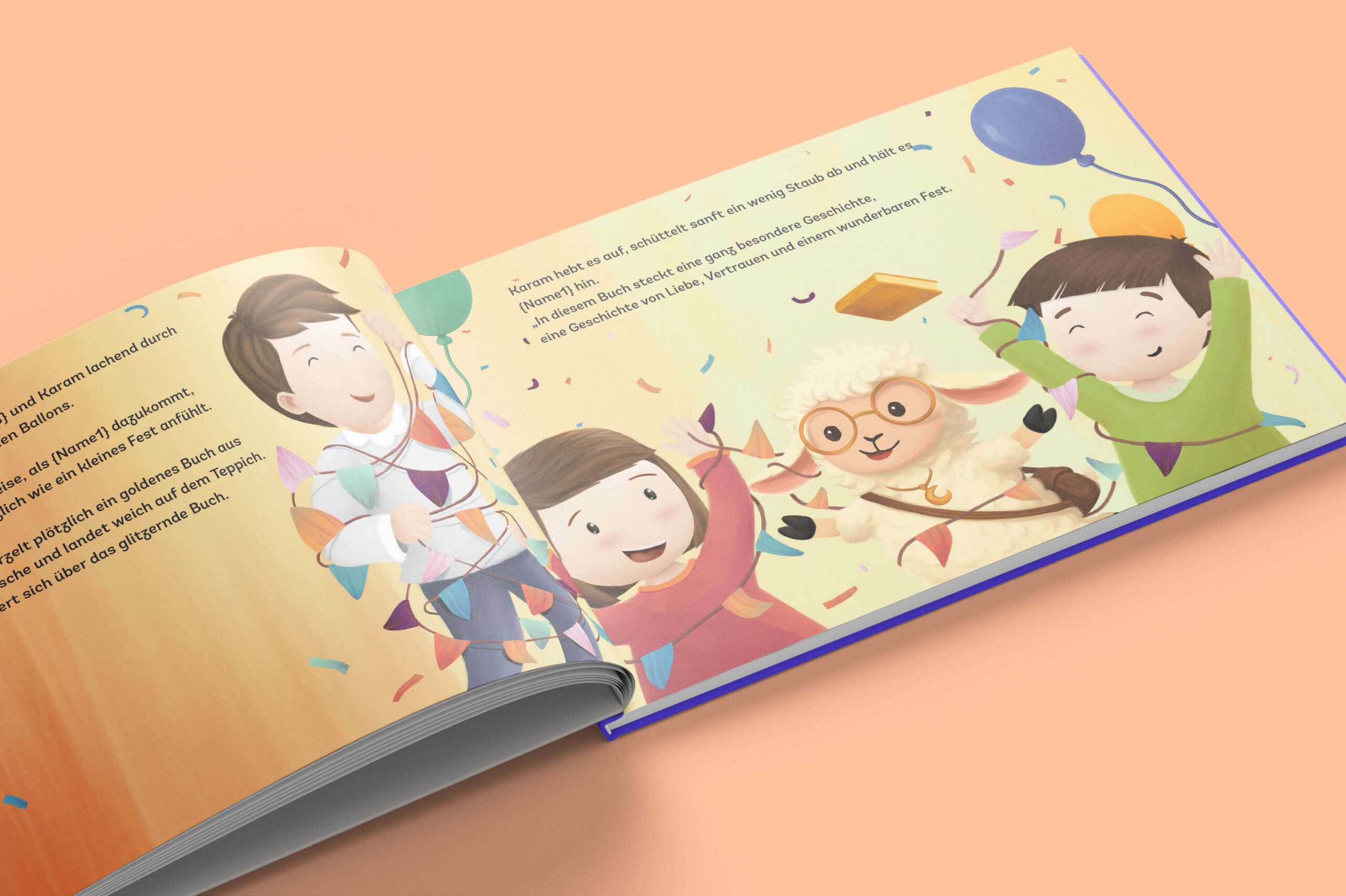 Feierliches Islamisches Kinderbuch über Bayram - Dem islamischen Opferfest